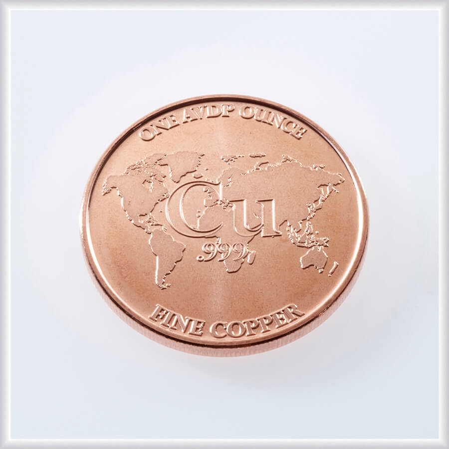 Buy 1 Ounce Copper Coins  High Purity Copper Bullion for Sale at RWMM