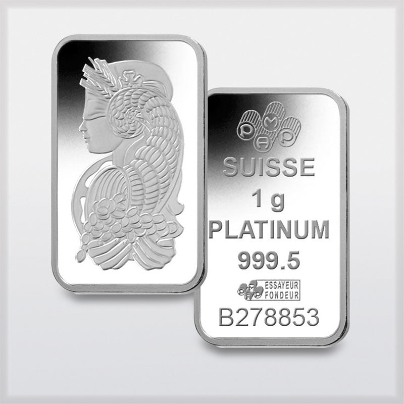 Platinum (Pt) bullion 1 gram